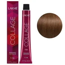7/30 Середній блондин золотистий Крем-фарба для волосся стійка, 60 мл Permanent Hair Color COLLAGE LAКME