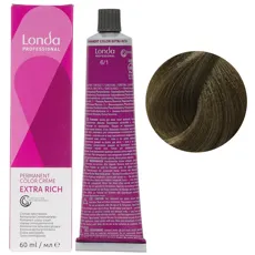 6/1 темний блондин попелястий Стійка фарба для волосся, 60 мл Permanent Color Londa Professional