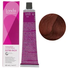 6/4 темний блондин мідний Стійка фарба для волосся, 60 мл Permanent Color Londa Professional