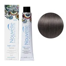 6/78 кварц Стійка крем-фарба для волосся, 100 мл Permanent Hair Color Nouvelle
