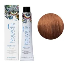 7/34 золотистий мідно-русявий Стійка крем-фарба для волосся, 100 мл Permanent Hair Color Nouvelle