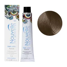 8/0 насичений світло-русявий Стійка крем-фарба для волосся, 100 мл Permanent Hair Color Nouvelle