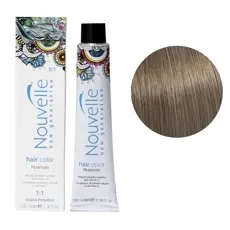 8/1 світло-попелястий русявий Стійка крем-фарба для волосся, 100 мл Permanent Hair Color Nouvelle