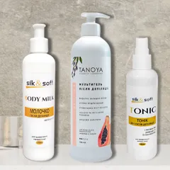 Засоби до та після депіляції