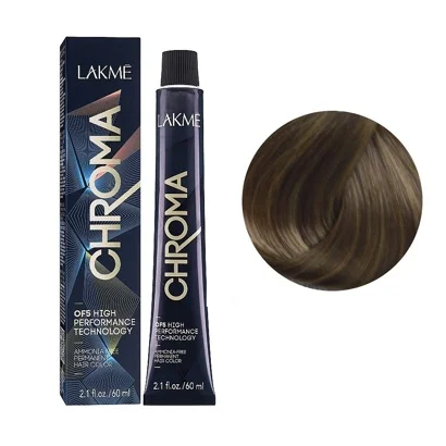 7/64 Крем-фарба для волосся перманентна без аміаку, 60мл Ammonia Free Permanent color CHROMA LAKME