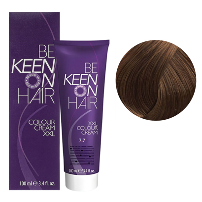 7/7 блондин каштановий Стійка крем-фарба для волосся, 100 мл Colour Cream XXL KEEN