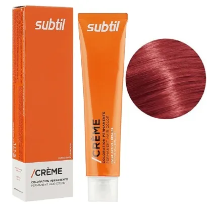 7/40 блондин мідний насичений Стійка крем-фарба для волосся, 60 мл CREME Permanent Hair Color Subtil