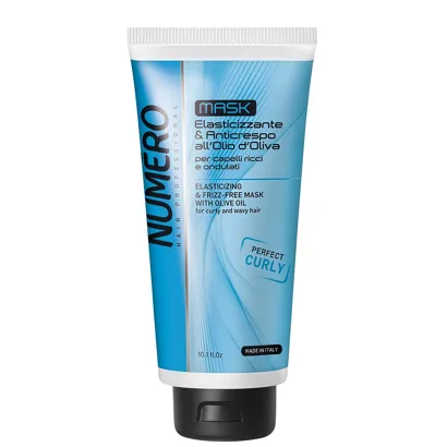 Маска для кучерявого волосся з оливковою олією, 300 мл Elasticizing &amp; Frizz-Free Mask with Olive oil Curly Numero BRELIL Professional