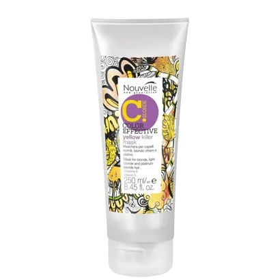 Маска проти жовтизни для освітленого та блонд волосся, 250 мл Yellow Killer Mask COLOR EFFECTIVE BLONDE Nouvelle