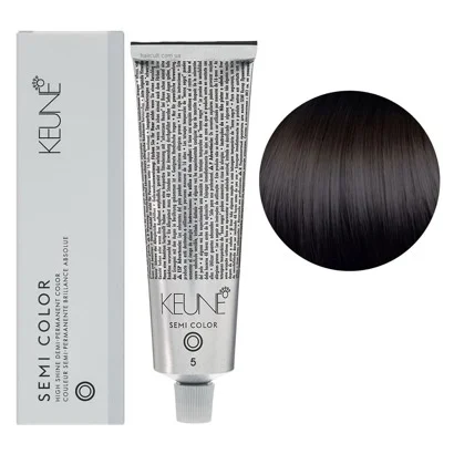 5 Світло-коричневий натуральний Фарба для тонування волосся без аміаку,  60 мл Demi-Permanent Color SЕМІ COLOR KEUNE