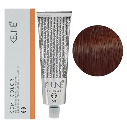 5/4 Світло-коричневий мідний Фарба для тонування волосся без аміаку,  60 мл Demi-Permanent Color SЕМІ COLOR KEUNE