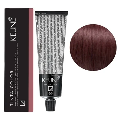 6/5 Темний блондин махагоновий Фарба перманентна для волосся,  60 мл Permanent Color TINTA COLOR KEUNE