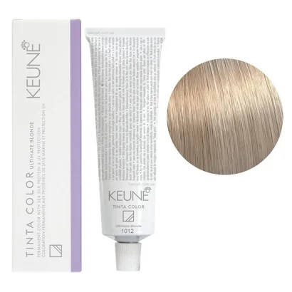 1012 Спеціальний блондин попелясто-перламутровий Фарба перманентна для волосся,  60 мл Permanent Color TINTA COLOR KEUNE 