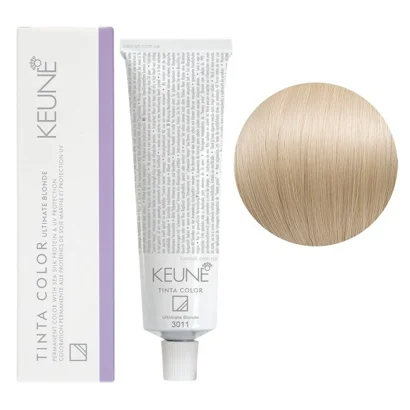 3011 Ультраблонд попелястий інтенсивний Фарба перманентна для волосся (освітлювальна паста на масляній основі) , 60 мл Lightening Paste Ultimate Blonde TINTA COLOR KEUNE 