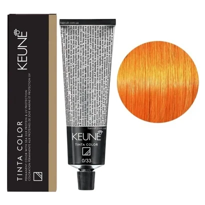0/33 Золотистий мікс Фарба перманентна для волосся,  60 мл Permanent Color TINTA COLOR KEUNE 