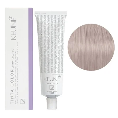 1517 Суперосвітлювач попелясто-фіолетовий Фарба перманентна для волосся, 60 мл Ultimate Blonde TINTA COLOR KEUNE 