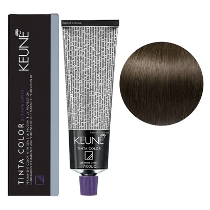7/00 UC Середній блондин натуральний інтенсивний Фарба перманентна для волосся,  60 мл Permanent Color TINTA COLOR KEUNE