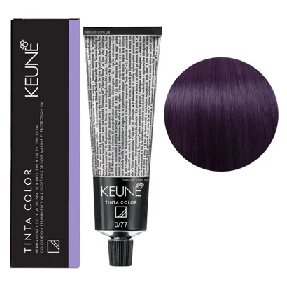 0/77 Фіолетовий мікс Фарба перманентна для волосся,  60 мл Permanent Color TINTA COLOR KEUNE 