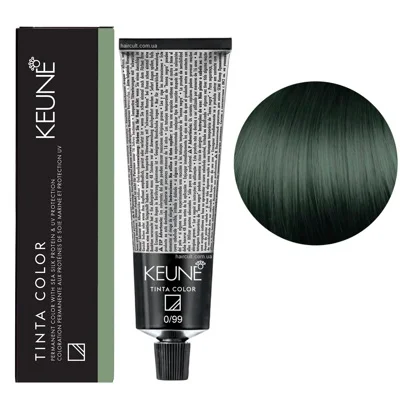 0/99  Зелений (Матовий) мікс Фарба перманентна для волосся,  60 мл Permanent Color TINTA COLOR KEUNE 