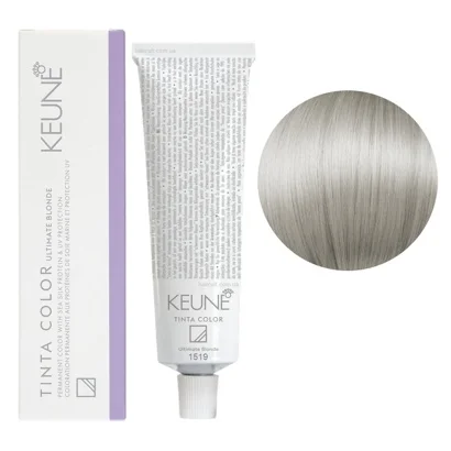 1519 Суперосвітлювач попелясто-матовий Фарба перманентна для волосся, 60 мл Ultimate Blonde TINTA COLOR KEUNE 