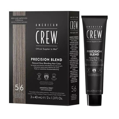 Система маскування сивини (камуфляж) Відтінок: 5-6, MEDIUM ASH, 3*40 мл Precision Blend American Crew