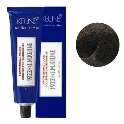 KEUNE Professional Color "Серія 1922" №5 Light Brown Камуфляж сивини для  чоловіків 60 мл