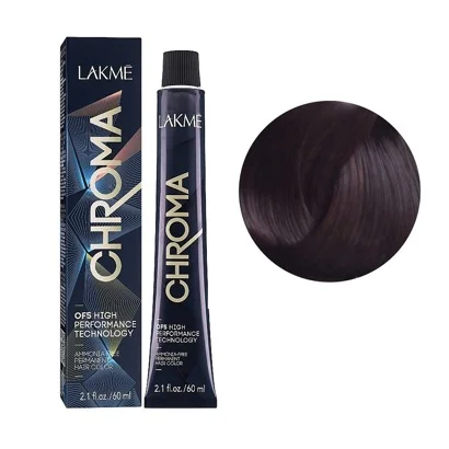 5/52 Крем-фарба для волосся перманентна без аміаку, 60мл Ammonia Free Permanent color CHROMA LAKME