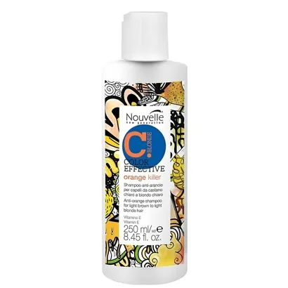 Шампунь проти помаранчевих відтінків волосся, 250 мл Orange Killer Shampoo COLOR EFFECTIVE BLONDE Nouvelle