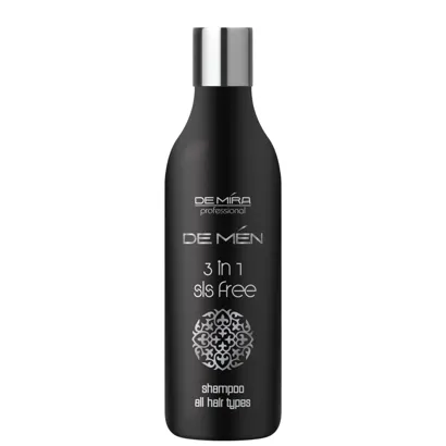 Шампунь безсульфатний 3 в1 для чоловіків, 300 мл SLS Free Shampoo DeMen DEMIRA Professional