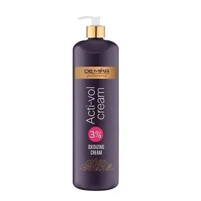 Окислювальна емульсія 3 % (10 Vol), 1000 мл OXIDIZING CREAM Acti-vol cream DEMIRA Professional