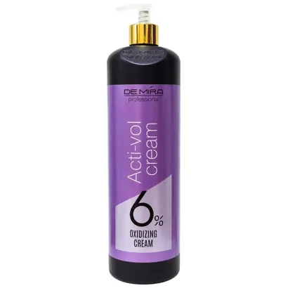 Окислювальна емульсія 6 % (20 Vol), 1000 мл OXIDIZING CREAM Acti-vol cream DEMIRA Professional