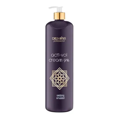 Окислювальна емульсія 9 % (30 Vol), 1000 мл OXIDIZING CREAM Acti-vol cream DEMIRA Professional