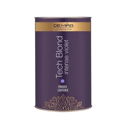 Пудра освітлювальна для волосся з антижовтим ефектом, 300 мл TECH BLOND Intense Violet DEMIRA Professional