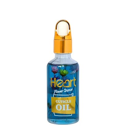 Олія для кутикули з квітами (аромат: Ваніль) Vanilla, 30 мл CUTICLE OIL Heart 