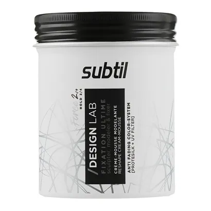 Крем-мус моделюючий для волосся природної фіксації (2/4), 100 мл Reshape Cream-Mouse DESIGN LAB SUBTIL