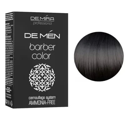 3/0 система для камуфляжу волосся і бороди, 60 мл+ 60 мл Barber Color AMMONIA FREE DeMen DeMira Professional
