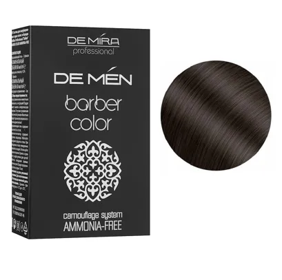 5/0 система для камуфляжу волосся і бороди, 60 мл+ 60 мл Barber Color AMMONIA FREE DeMen DeMira Professional
