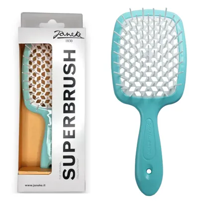 Щітка для волосся продувна ( колір: Тіфані ) TIFFANY Standart SUPERBRUSH Janeke 