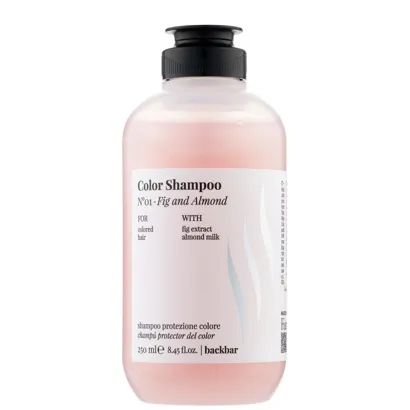 Шампунь для захисту кольору фарбованого волосся, 250 мл № 01 - Fig and Almond COLOR SHAMPOO Back Bar Farmavita