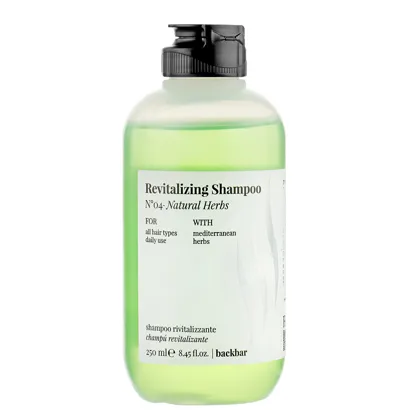 Шампунь для глибокого очищення (pH=6.5), 250 мл № 04 - Natural Herbs REVITALIZING SHAMPOO Back Bar Farmavita