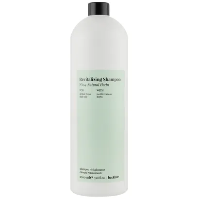Шампунь для глибокого очищення (pH=6.5), 1000 мл № 04 - Natural Herbs REVITALIZING SHAMPOO Back Bar Farmavita
