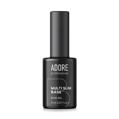 База багатофункціональна ADORE Professional Multi Slim Base, для акригелю, гелю, гель-лаку 8 мл 