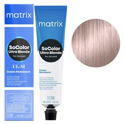 UL-M  ультраблондин мокка Крем-фарба для волосся NEW 90мл SoColor Pre-Bonded MATRIX