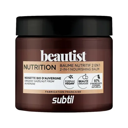 Бальзам 2 в 1 для інтенсивного живлення сухого волосся, 250 мл Nourishing Balm 2 in 1 NUTRITION Beautist Subtil 