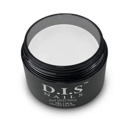 Гель моделюючий D.I.S.Nails Hard Cover MILKY WHITE Молочно-білий, 28 г