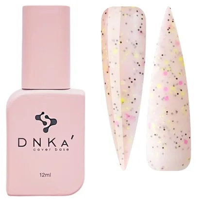 DNKa Cover  Base  Основа камуфляжна для гель-лаку 12мл  №61 Confetty 