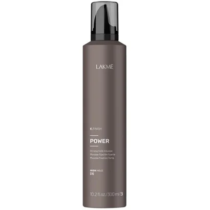 Піна для укладання волосся з сильною фіксацією, 300 мл 46023 POWER Strong hold mousse K.Finish LAКME