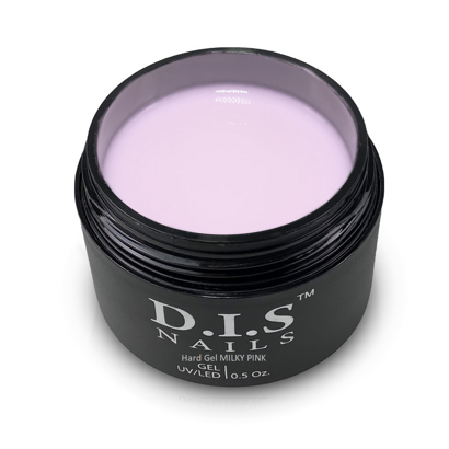 Гель моделюючий D.I.S.Nails Hard Cover MILKY PINK Молочно-рожевий, 50 г