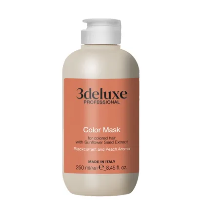 Маска для збереження кольору фарбованого волосся, 250 мл Color Mask 3deluxe Professional