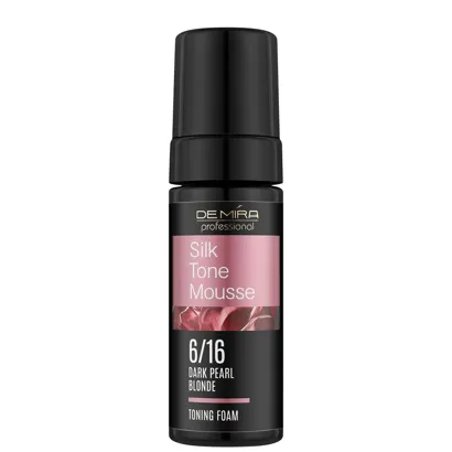 6/16 темний перлинний блонд Тонувальний мус, 120 мл SilkTone Mousse DEMIRA Professional